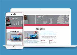 数据分析服务公司HTML网页模板下载 - 项目资源网