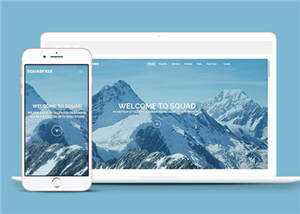 营销企业团队响应式网页模板 - 项目资源网