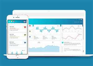 宽屏WOW后台管理网站模板下载 - 项目资源网