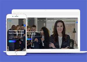 营销咨询服务网站HTML5模板 - 项目资源网