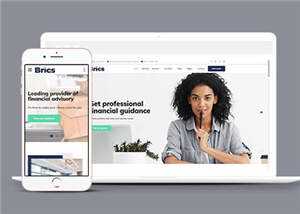 公司财务咨询网站模板下载 - 项目资源网