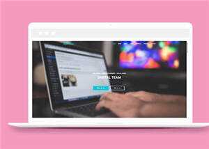 数字团队服务展示企业源码模板下载 - 项目资源网