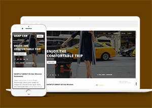 TaXi出租车活动专题网页模板 - 项目资源网