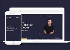 个人摄影师博客网页模板下载 - 项目资源网