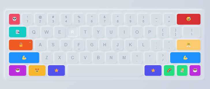 css3创意卡通虚拟键盘样式特效 - 项目资源网