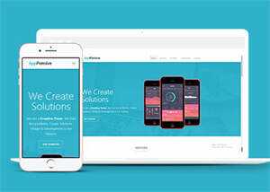 简洁通用手机app介绍展示网页模板 - 项目资源网