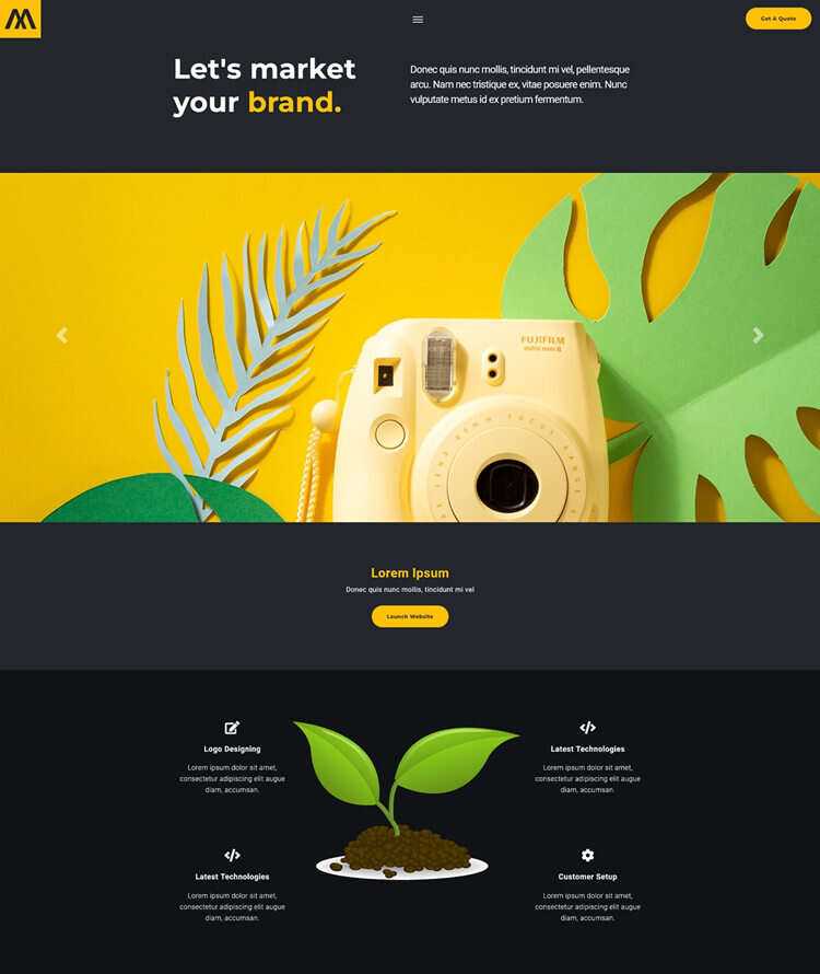 品牌营销策划服务公司网站html5模板 - 项目资源网